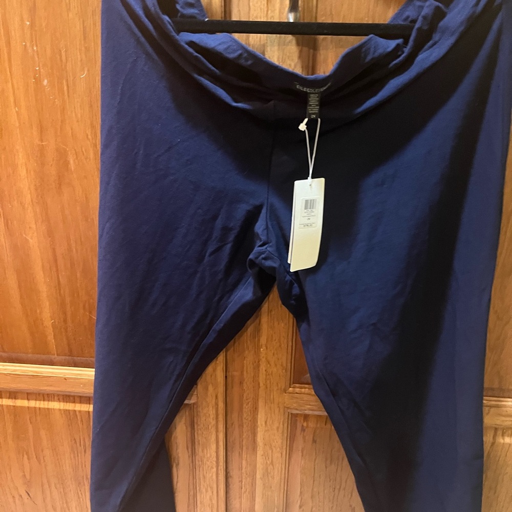 Eileen Fisher Navy Leggings NWT